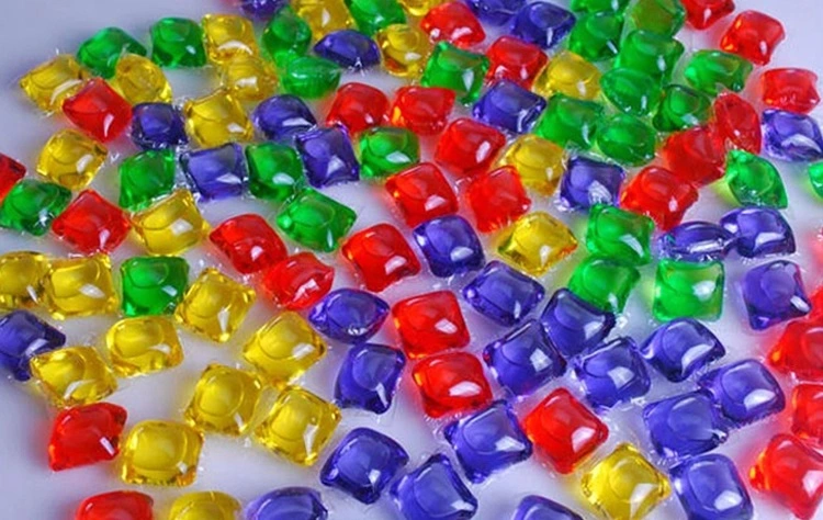 ผงซักฟอก Pod เครื่องทำผง PVA Film Liquid Washing Capsule 4