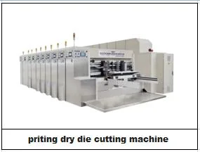 5 สีสูญญากาศถ่ายโอนกล่องเฟล็กโซกราฟีการพิมพ์ Slotting Machine 2