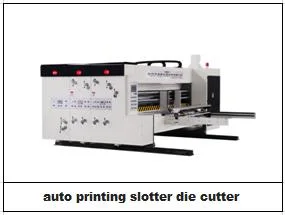 5 สีสูญญากาศถ่ายโอนกล่องเฟล็กโซกราฟีการพิมพ์ Slotting Machine 3
