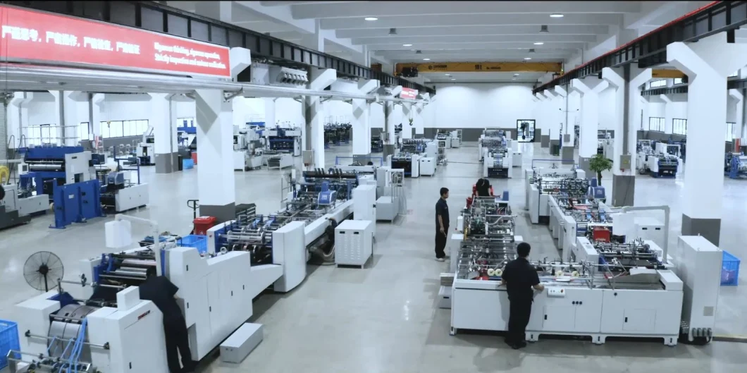 เครื่องขึ้นรูปกระเป๋า Ce Kraft อัตโนมัติพร้อมบรรจุภัณฑ์ไม้ 6