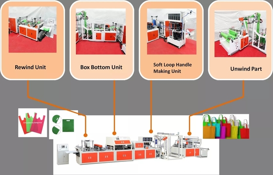 เครื่องทำถุงกระดาษอัลตราโซนิก 3000KG อัตโนมัติพร้อมใบรับรอง Ce