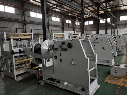 กระดาษพิมพ์เว็บไปยังเครื่องทำถุงกระดาษสี่เหลี่ยมด้านล่าง