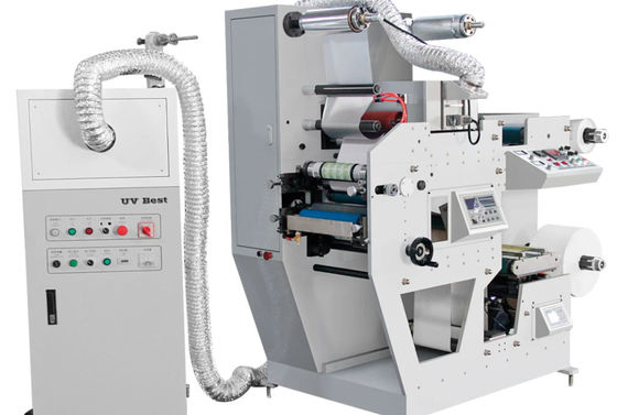 Haijing เครื่องพิมพ์ฉลากสติกเกอร์เฟล็กโซ 1 สีม้วนกระดาษ 50HZ