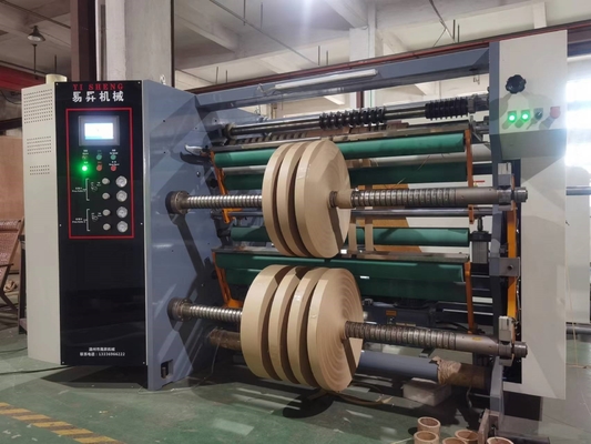 HJ-C2000-III Slitting Rewinder พร้อมส่วนประกอบ PLC สำหรับเส้นผ่านศูนย์กลาง 600 มม. และความเร็ว 450 ม./นาที