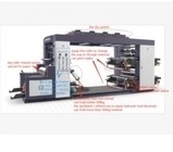 เครื่องพิมพ์เฟล็กโซ 4 สีความเร็วสูงสำหรับถุงกระดาษ#Roll To Roll Paper Flexo Printing Machine 60m/Min 4 Colours
