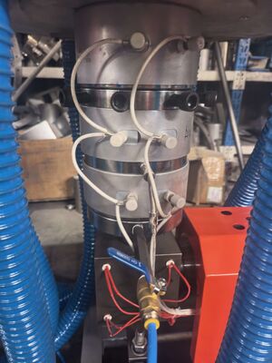 เครื่องเป่าหนังพลาสติก extruder extrusion LDPE/HDPE/LLDPE/PP เครื่องเป่าหนังถุงพลาสติก