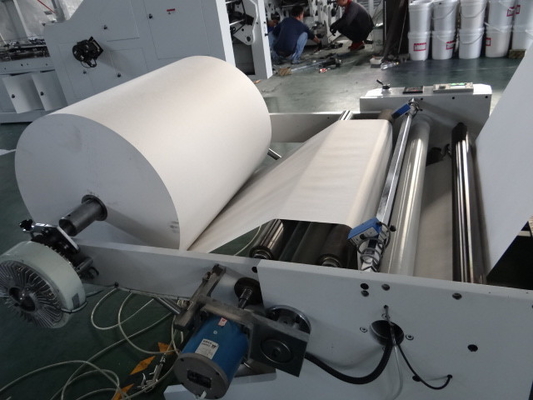 เครื่องทำถุงกระดาษก้นสี่เหลี่ยม 250 ชิ้น/นาที 295-640mm