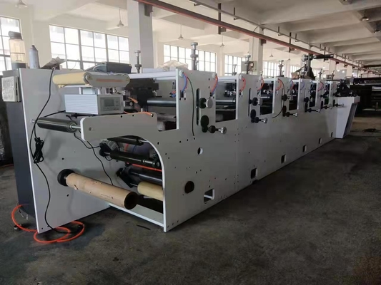 7.5KW 380V เครื่องพิมพ์เฟล็กโซความเร็วสูง 10-80m / นาที