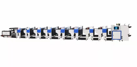 เครื่องพิมพ์เฟล็กโซความเร็วสูง 1-8 สี 1000mm