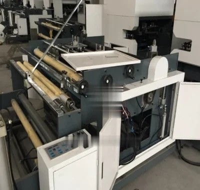 เครื่องทำถุงหูหิ้วอัตโนมัติแบบไม่ทอ 380V เครื่องทำถุงผ้า