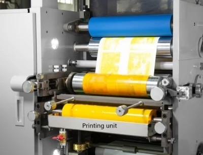 พลาสติก PP PE เครื่องพิมพ์เฟล็กโซความเร็วสูง POF PVC ถุงกระดาษผ้าไม่ทอ