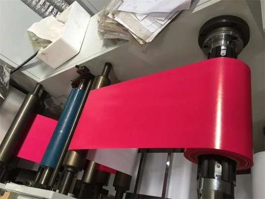 เครื่องพิมพ์เฟล็กโซอัตโนมัติ Servo สำหรับฉลากที่มี 6 สี เครื่องพิมพ์เฟล็กโซ 6 สีสำหรับฉลาก 80 ม. / นาที ม้วนห้าสีถึง R