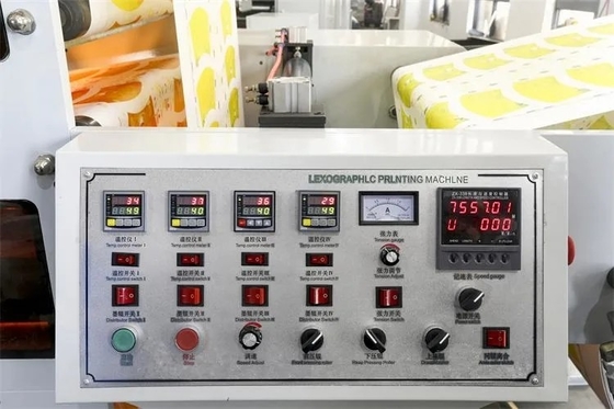 เครื่องพิมพ์เฟล็กโซฉลากความเร็วสูงพร้อมระบบไดคัท, 220V / 380V / ปรับแต่งแรงดันไฟฟ้า, พลังงานรวม 30kw