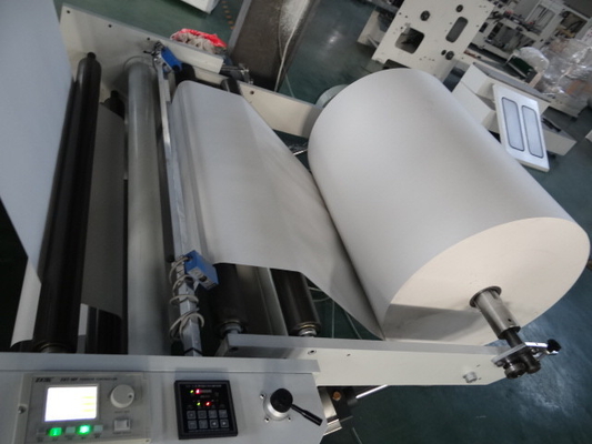 เครื่องทำถุงกระดาษหูหิ้วแบบแบนอัตโนมัติ 200-300mm