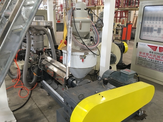 LDPE Film Extruder Machine พลาสติกสามชั้น HDPE ABA Film CO Extruder