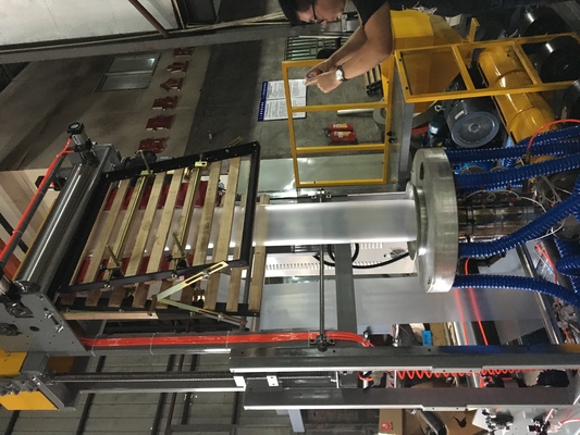 LDPE Film Extruder Machine พลาสติกสามชั้น HDPE ABA Film CO Extruder