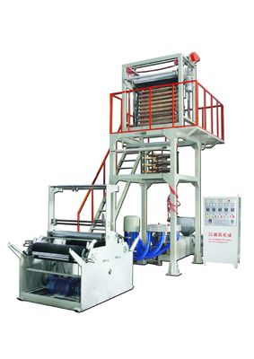 เครื่องจักรการอัดรีดฟิล์ม HDPE PE แบบสกรูเดี่ยว 3 เฟส