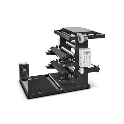 เครื่องพิมพ์เฟล็กโซ 2 สีสำหรับการกด Letterpress แบบยืดหยุ่น 90 ม./นาที เครื่องพิมพ์เฟล็กโซแบบไม่ทอ 2 สี