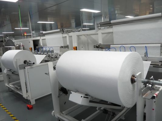 เครื่องทำถุงกระดาษทางการแพทย์อัตโนมัติ 10-30 ชิ้น/แพ็ค เครื่องเช็ดเปียกความเร็วสูง