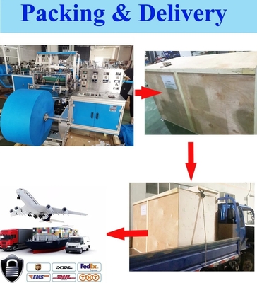 เครื่องทำฝาครอบรองเท้าแบบไม่ทอพื้นผิว CE Class III
