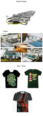 เครื่องพิมพ์เฟล็กโซดิจิตอล 80m / นาที 4-22 สีสำหรับเสื้อผ้าหน้ารองเท้า PVC Sheet