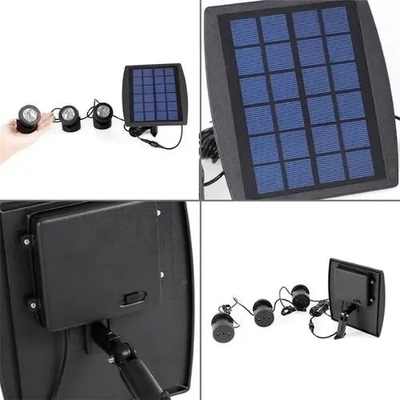ไฟ LED พลังงานแสงอาทิตย์กลางแจ้ง 200W 150W 300W ไฟน้ำท่วมพลังงานแสงอาทิตย์