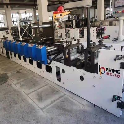 7.5KW 380V เครื่องพิมพ์เฟล็กโซความเร็วสูง 10-80m / นาที