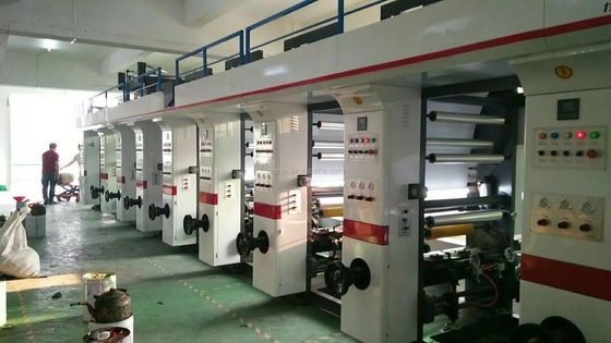 เครื่องพิมพ์ Rotogravure ความเร็วสูง BOPP อัตโนมัติหลายสี