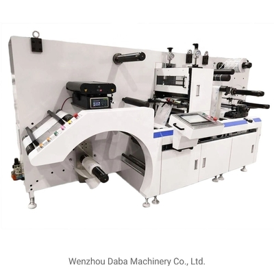 320 Iml เครื่องตัดสติกเกอร์เป็นระยะ ๆ กระดาษกึ่งโรตารี่กาวม้วน Slitting Sheet