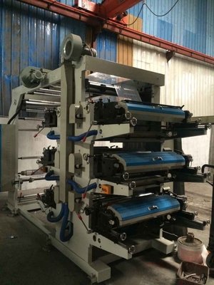 เครื่องพิมพ์ถุงพลาสติกโพลีเอทิลีน PVC 600 มม. เครื่องพิมพ์ฟิล์มความเร็วสูงขนาดเล็ก