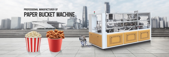 เครื่องขึ้นรูปชามกระดาษคราฟท์ 150 มม. 90 ชิ้น / นาทีเคลือบ PE สองชั้น